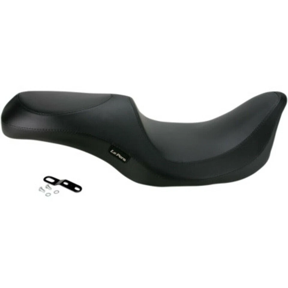 Asiento de vinilo liso Le Pera Lepera 2 Up Villian 2002-2007 Harley Touring FLHT FLTR Foto 1 de 1