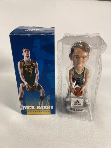 RARE Golden State Warriors Rick Bobblehead Barry Grandma Shot NBA San Francisco Cover