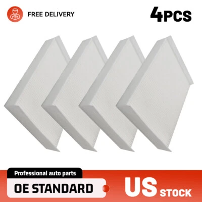 4pcs Cabin Air Filters For Mercedes-Benz C400 CLS450 E350 G550 ML63 AMG GLE550 - Image 1 of 4