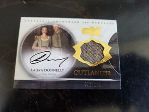2019 SDCC EXCLUSIVE CRYPTOZOIC CZX OUTLANDER LAURA DONNELLY WARDROBE AUTO CARD - Picture 1 of 1