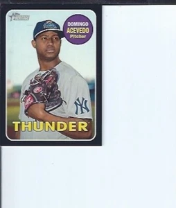 Domingo Acevedo 2018 Topps Heritage Minors Black Parallel #ed / 50 - Picture 1 of 1