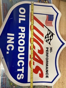 XL LUCAS OIL vinyl sticker decal 18" X 15” full color - Picture 1 of 5