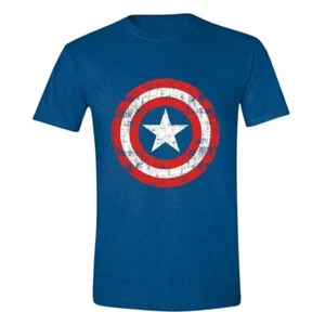 Camiseta PCMerch Marvel Capitán América escudo agrietado nueva/embalaje original - Imagen 1 de 1