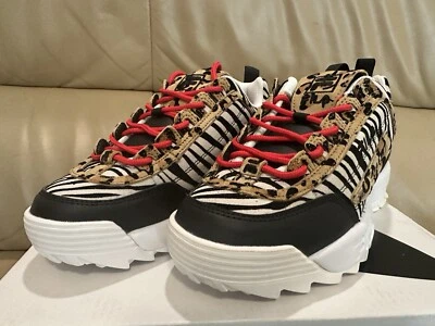 Zapatos deportivos de moda Fila Disruptor II Animal para mujer talla 6,5 5XM00806-992 Foto 1 de 4