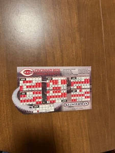 1999 Cincinnati Reds Magnetic Schedule - Picture 1 of 1