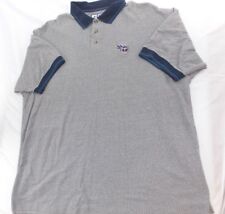 Mens Tennessee Titans Polo Shirt NFL 90's Sz XL VTG Logo Athletic