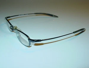 NIKE Flexon 4608 424 Blue Rectangular Metal Kids Eyeglasses Frames 44-19 130  A1 - Picture 1 of 8