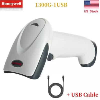 Honeywell  Hyperion 1300G-1USB 1D Handheld Linear-Imaging Scanner w/USB Cable US - Image 1 of 4