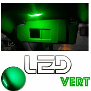 Pour AUDI A6 C6 2 Ampoules LED VERT Eclairage Miroirs courtoisie Pare-soleils - Bild 1 von 1