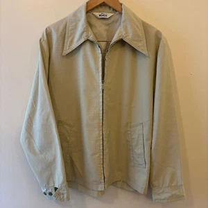 Vintage Woolrich 70s jacket womens large 1501 seaspray zip up 55 poly 35 cotton - Picture 1 of 22