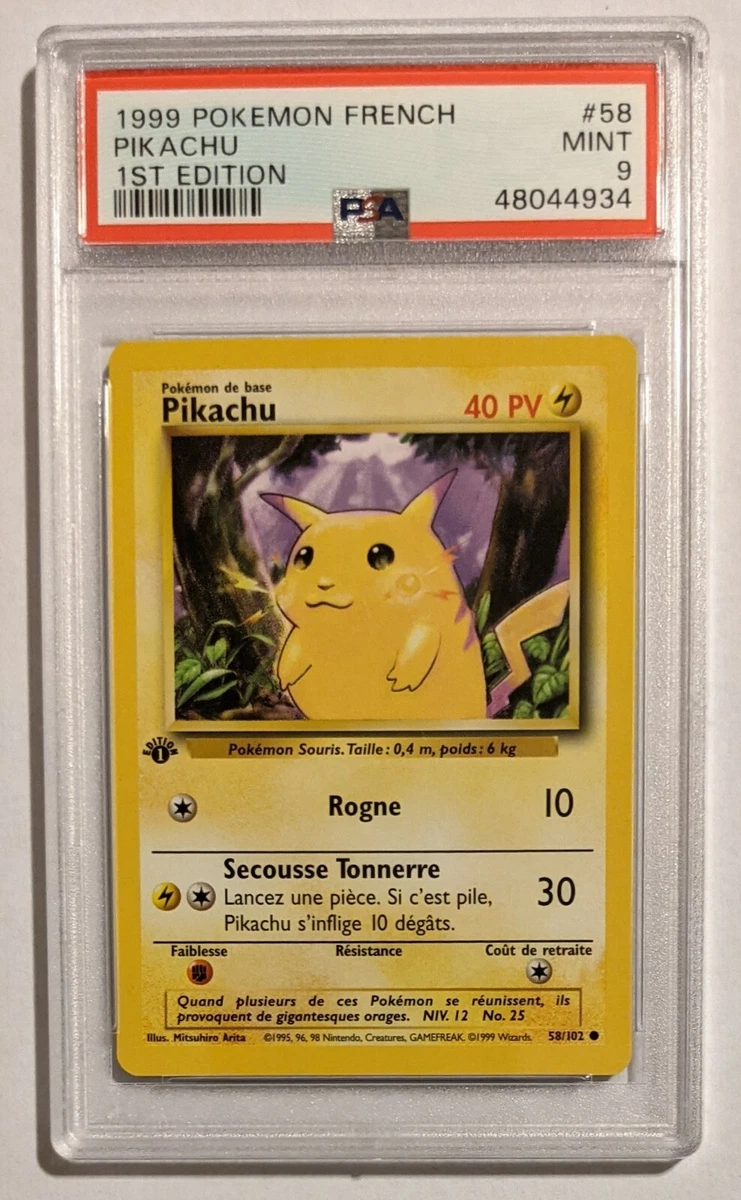 Pokémon Pikachu Pokémon TCG French Individual Collectable Card