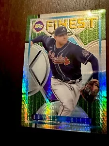 Austin Riley 2022 Topps Finest Flashbacks Prism Refractor /35 Atlanta Braves - Picture 1 of 2