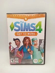 The Sims 4 GET TO WORK PC DVD-ROM Game Expansion Pack 2015 Used - Picture 1 of 3
