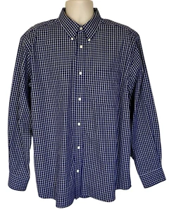 Camisa Eddie Bauer a Cuadros Abotonada Para Hombre Grande Resistente a Arrugas Calce Relajado - Imagen 1 de 8