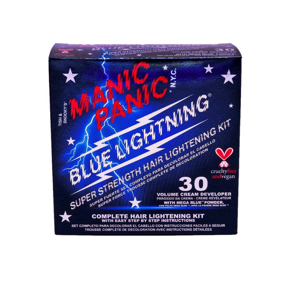 Kit de blanqueador Manic Panic Blue Lightning 30 volúmenes Foto 1 de 2