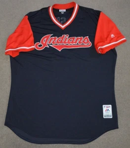 Camiseta Francisco Lindor Cleveland Indians Players Weekend AUTÉNTICA 52 Mr. Sonrisa - Imagen 1 de 7