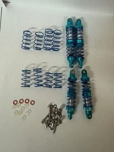 Dual Spring Oil Shock Absorbers for Tamiya Lunchbox - CW-01 - Blue - Picture 1 of 9