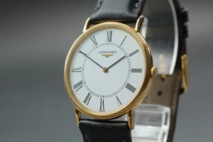 Longines Grande Classique L4.637.2 weißes Zifferblatt römische Quarz Herrenuhr [Exc+5]  - Bild 1 von 10