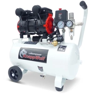 KnappWulf Flüsterkompressor Kompressor KW4024 Druckluftkompressor 24L 10bar - Bild 1 von 6