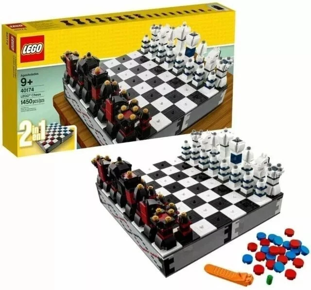 LEGO 40174 Chess & Checkers 2 in 1 Set, New and Sealed! - Image 1 of 1