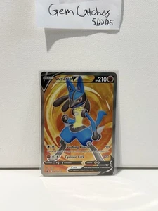 Lucario V SWSH213 SWSH: Sword & Shield Promo Cards Holo - Picture 1 of 2