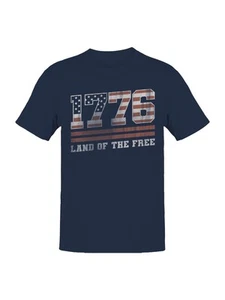 American Patriotic 1776 design Men's T-shirt - Picture 1 of 6