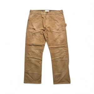 Pantalones de Trabajo RRL Doble RL Carpintero Ingeniero Hebilla Trasera Lona Doble Rodilla 38x32 - Imagen 1 de 24