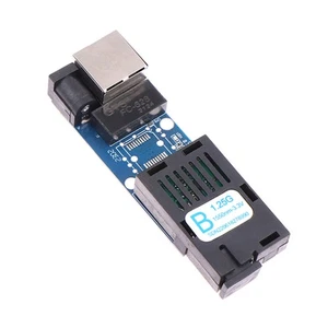  Gigabit Glasfaser Medienkonverter 10/100/1000Mbps Single Mode 3Km4445 - Bild 1 von 6