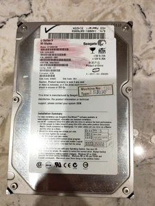 Seagate U series 9 80GB IDE Hard Drive ST380012A - Picture 1 of 3