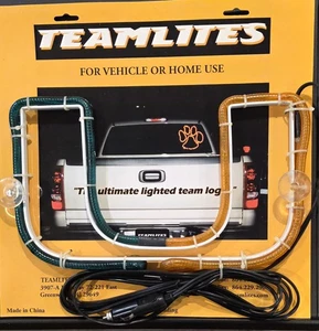 University Of Miami Hurricanes Teamlites 12V Light Up Car Window Windshield Logo - Picture 1 of 1