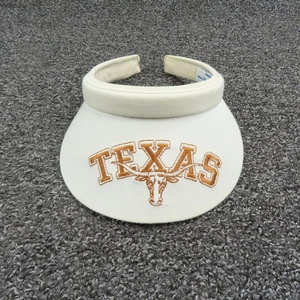 Vintage Texas Longhorns Visor Hat Cap NCAA Football College Womens 90s - Picture 1 of 6