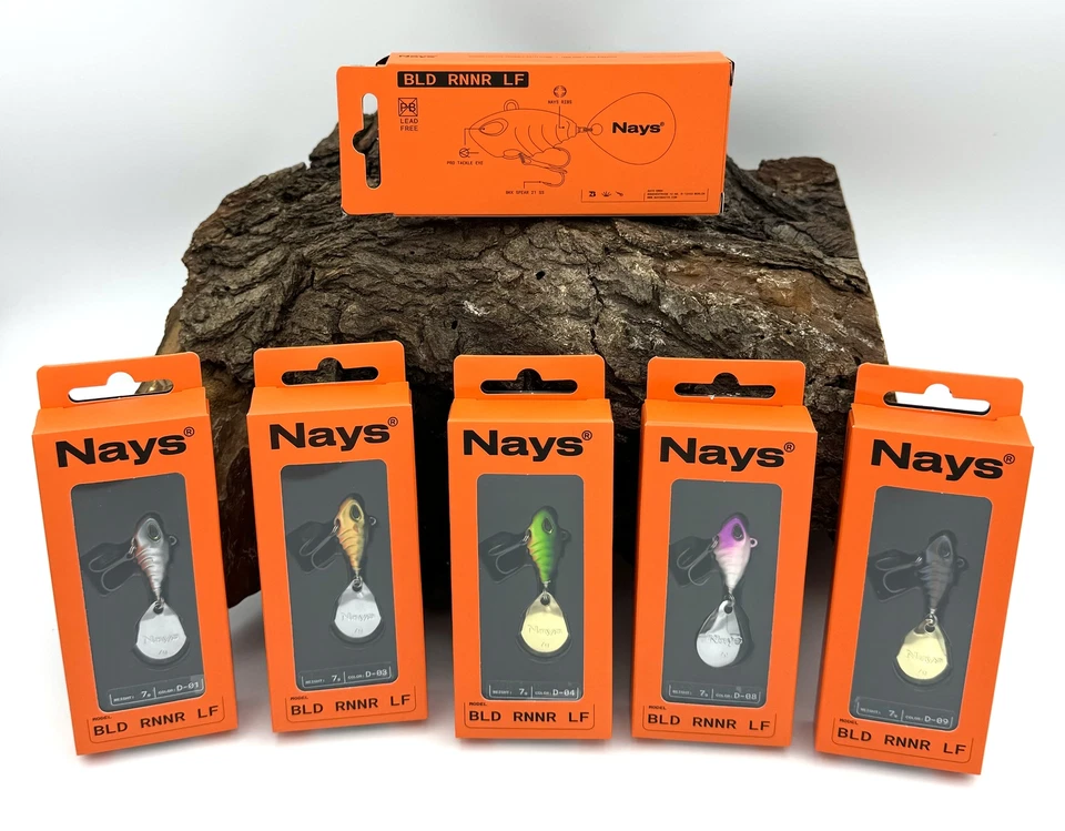 Nays BLD RNNR LF 7g Jig Spinner Bleifrei BKK Spear-21 5,4cm Lead Free Searchbait - Bild 1 von 1