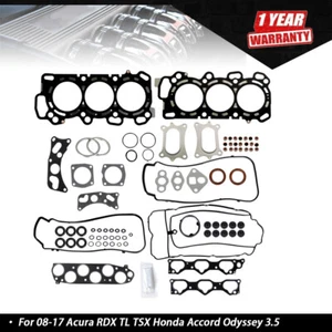 Juego de pernos de junta de cabeza de 3,5 L aptos para 08-17 Honda Accord Odyssey J35A7 - Imagen 1 de 9