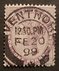 GB 1881 QV stamp 1d LILAC SG172 Die 2 16 dot Ventnor 1899 cancel