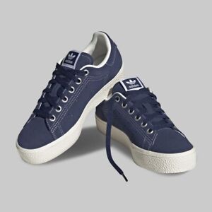 Adidas Stan Smith Junior Older Big Kids School Shoes Sneaker Navy Blue #918