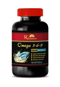 liver health supplement - OMEGA 3-6-9 3600MG - cardiovascular health 1B - Picture 1 of 5