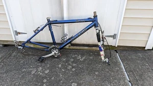 Raleigh M-4000 Aluminum Oversized 7005 Mountain Bike Frame USA w/Rock Shox - Picture 1 of 8