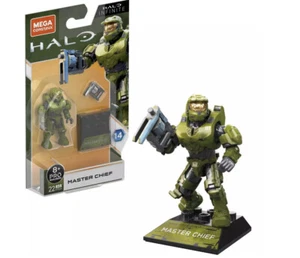 Halo Heroes Mega Construx Pro Builders Series 14 Master Chief Mini Figure GVP44 - Picture 1 of 6