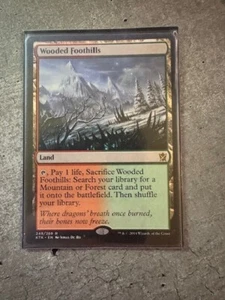 Magic the Gathering MTG Wooded Foothills (249) Khans of Tarkir   NM - Picture 1 of 2