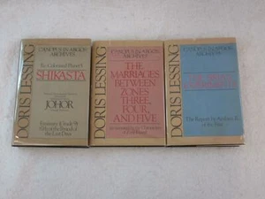 Lot of Doris Lessing CANOPUS IN ARGOS: ARCHIVES Vols 1 2 3 Alfred Knopf 1980 - Picture 1 of 12