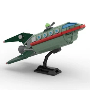 Space Ship Model Building Blocks Set Cartoon MOC Spaceship Bricks Toys Kids Gift - Picture 1 of 4