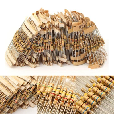 1000 Stück 1/2W Carbon Kohleschicht Widerstände Widerstand Set 1Ω ~ 10MΩ Ohm - Bild 1 von 4