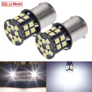 2 x 6V 1156 BA15S P21W LED Car Lights 30SMD Backup Reverse Turn Signal Bulb Lamp - Picture 1 of 7