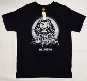 NWT Disney The Lion King Glitter Gazelle T. Black T Shirt ~Shiny, Silver~Large - Picture 1 of 15