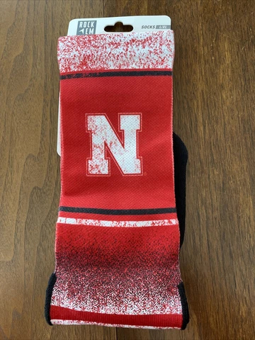Rock ‘em Base Socks Nebraska Cornhuskers Vintage L/XL Cover