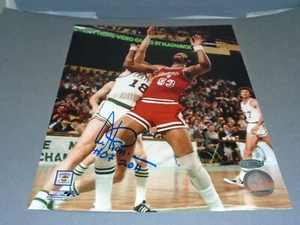 Artis Gilmore Firmado Chicago Bulls 8x10 Foto Autografiada Steiner Sports COA 1A - Imagen 1 de 4