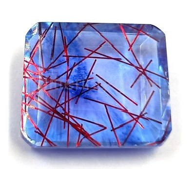 Rutilated Quartz Bi-Color Certified 116.90Ct Emerald Cut IGL Loose Gemstone 5JSA - Image 1 of 4