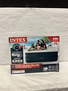 Intex Dura-Beam 24" Dream Lux Pillow Top Airbed Mattress with Internal Pump -... - Picture 1 of 19