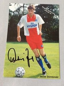 JACEK DEMBINSKI Hamburger SV 1997/1998 signed Autogrammkarte 10 x 15  - Picture 1 of 1