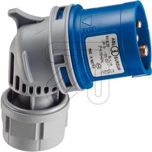 Cecon Winkel - Stecker, ABL, 230V/16A/6h, 1P+N+PE, Typ 072025, CEE Winkelstecker - Bild 1 von 1